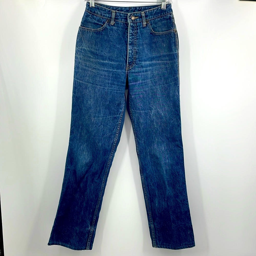 Vintage 70s 80s Calvin Klein Made in USA Blue Denim Jeans Size 10